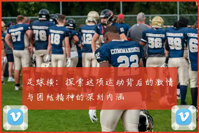 足球横：探索这项运动背后的激情与团结精神的深刻内涵